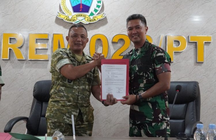 Komandan Korem 022/Pantai Timur Kolonel Inf Sandi Kamidianto, S.I.P., M.I.P., menerima Kunjungan Kerja Tim Audit Inspektorat Jenderal (Itjen) TNI dalam rangka Audit Ketaatan dan Kinerja Periode III Tahun Anggaran 2026, bertempat di Makorem 022/PT Jl. Asahan Km 3,5 Kecamatan Siantar Kabupaten Simalungun, Jumat (21/08/2026).