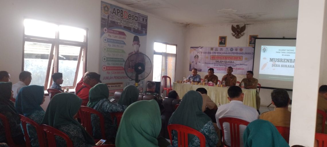 Musrenbang Desa Sukarasa Kecamatan Tanjung Sari