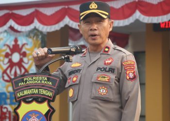 Kepala Bagian Operasional (Kabagops) Polresta Palangka Raya, Polda Kalteng, Kompol Henry, S.E
