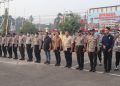 Seperti halnya waspers yang dilakukan oleh para personel Sipropam saat pelaksanaan apel pagi di Mapolresta Palangka Raya, Jalan Tjilik Riwut Km. 3,5, Kota Palangka Raya, Kalimantan Tengah, Selasa (1/9/2026) pagi.