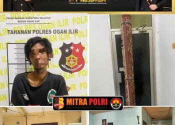 Tim Resmob berhasil mengamankan seorang terduga pelaku tindak pidana pencurian dengan pemberatan di Desa Palemraya, Kecamatan Indralaya Utara, Rabu 2 September 2026 sekitar pukul 12.30 WIB.