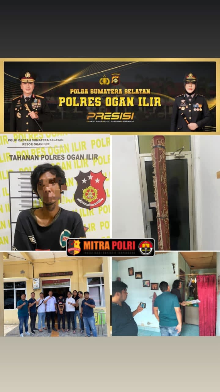 Tim Resmob berhasil mengamankan seorang terduga pelaku tindak pidana pencurian dengan pemberatan di Desa Palemraya, Kecamatan Indralaya Utara, Rabu 2 September 2026 sekitar pukul 12.30 WIB.