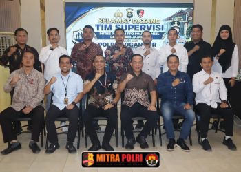 Kegiatan supervisi dilaksanakan pada Jumat (4/9/2026), mulai pukul 09.00 WIB hingga 14.00 WIB, bertempat di Aula Polres Ogan Ilir.
