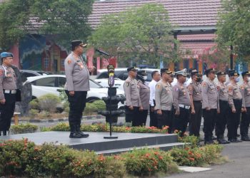 Kapolresta Palangka Raya, Polda Kalteng, Kombes Pol. Dedy Supriadi, S.I.K., M.H. kembali berkesempatan untuk memimpin Apel Jam Pimpinan yang dilaksanakan kesatuannya pada Hari Senin (7/9/2026) pagi. 