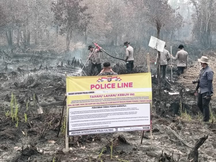 Polda Kalimantan Tengah juga gencar melakukan penegakan hukum terhadap pelaku Kebakaran Hutan dan Lahan (Karhutla) di wilayahnya.