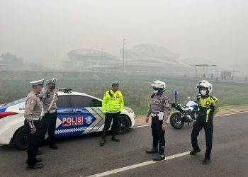 kegiatan patroli yang kali ini dilaksanakan oleh para personel Satlantas pada sejumlah kawasan di wilayah dalam Kota Palangka Raya, Kalimantan Tengah, Minggu (13/9/2026) mulai pukul 16.00 WIB.