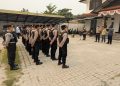 Apel kesiapan digelar di Kantor Pertamina Area Retail Kalteng, Jalan RTA Milono, Kota Palangka Raya, Kalimantan Tengah, yang dipimpin oleh Kompol Henry, S.E. selaku koordinator pam, Senin (14/9/2026) siang.