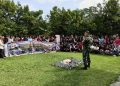 Kodim 0207/Simalungun bersama Denkesyah 01-04-01 Pematangsiantar menggelar bakti kesehatan melalui sosialisasi Penanganan Bantuan Hidup Dasar (BHD).