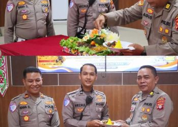 Polres Murung Raya (Mura) menggelar Syukuran dalam rangka memperingati Hari Lalu Lintas Bhayangkara ke-71 Tahun 2026, di Aula Bhayangkara Mapolres Mura, Selasa (22/9/2026).