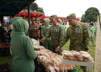 Korem 022/Pantai Timur menggelar kegiatan Bazar Murah yang diperuntukkan bagi prajurit, PNS, Persit, serta masyarakat sekitar,