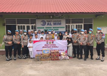 Kegiatan yang berlangsung hangat dan penuh kekeluargaan ini dipimpin oleh Kabidpropam Polda Kalteng Kombes Pol. Rudi Asriman, S.I.K., M.Si., didampingi jajaran personel Bidpropam Polda Kalteng dengan mengunjungi Panti Asuhan Budi Mulya dan Panti Asuhan Al-Mim di Kota Palangka Raya, Rabu (23/9/2026).