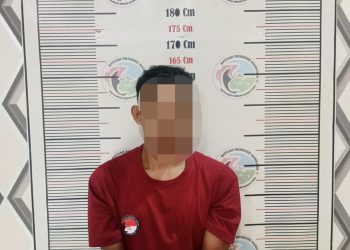 petugas kembali mengamankan seorang terduga pelaku beserta 17 paket sabu di Desa Suak Palembang, Kecamatan Darul Makmur, Kabupaten Nagan Raya, Rabu (23/9/2026) dini hari.