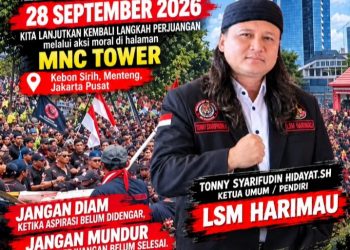 Ketua Umum / Pendiri Tonny Syarifudin Hidayat, SH
