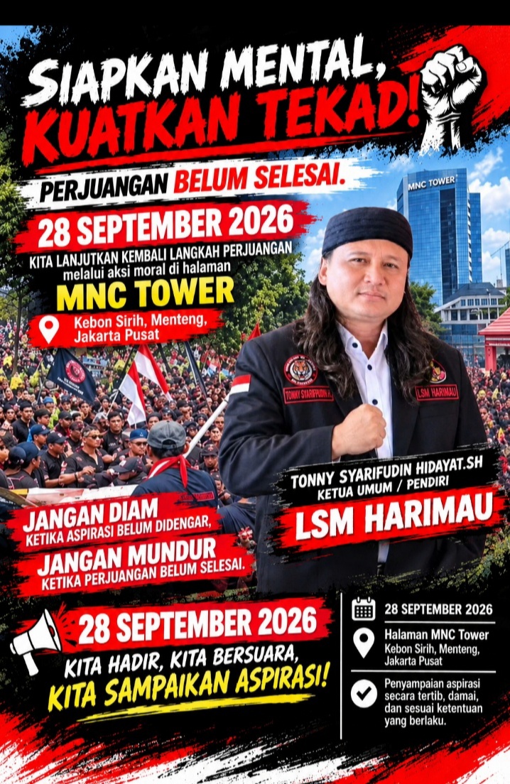 Ketua Umum / Pendiri Tonny Syarifudin Hidayat, SH