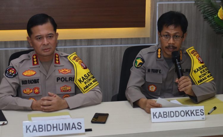 Kapolda Kalteng Irjen Pol Iwan Kurniawan melalui Kabidhumas Polda Kalteng Kombes Pol Budi Rachmat, saat menyampaikan keterangan di Palangka Raya, Jumat (25/9/2026),