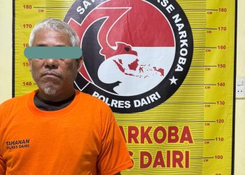 Polsek Tanah Pinem meringkus seorang berinisial AP (55) atas kepemilikan narkotika jenis Ganja di ladang miliknya yang berada di Desa Lau Primbon Kecamatan Tanah Pinem Kabupaten Dairi.