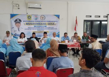 Sambutan Kades Dalam Musrembang Desa Klapanunggal 2026