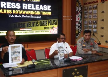 Polres Kotawaringin Timur melaksanakan press release terkait peristiwa kebakaran yang terjadi di SMAN 1 Cempaga pada Minggu, 27 September 2026, sekitar pukul 02.30 WIB.