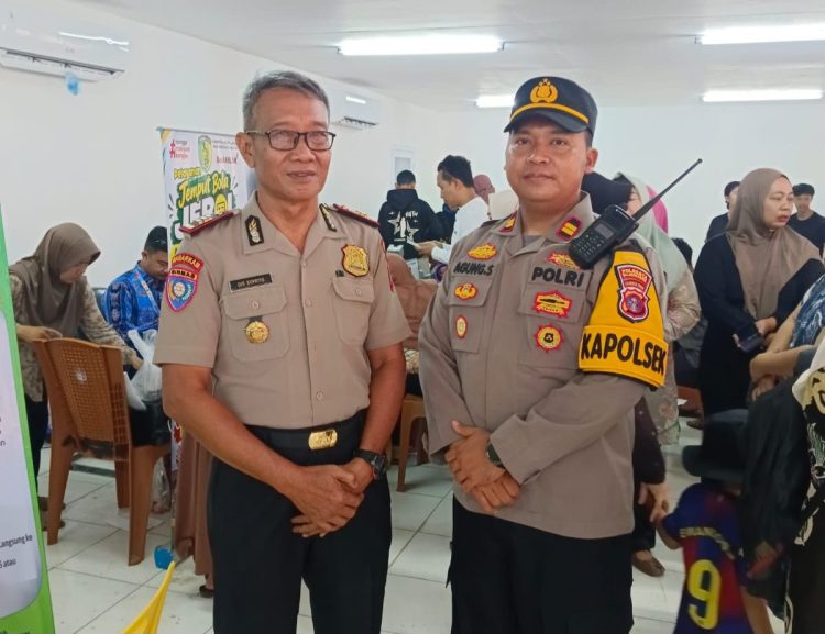 Pasar Murah dan Gerakan Pangan Murah Tahun 2026 yang berlangsung di halaman Kantor Kelurahan Kereng Bangkirai, Kecamatan Sabangau.