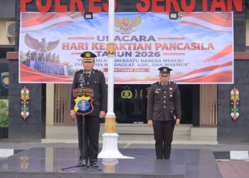 Polres Seruyan menggelar upacara peringatan Hari Kesaktian Pancasila Tahun 2026 di halaman Kantor Polres Seruyan, Kamis (1/10/2026) pagi.