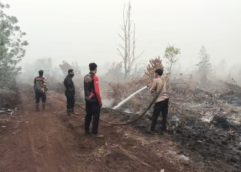 Sebanyak tujuh personel Polsek Pahandut dan 20 personel Ditsamapta Polda Kalteng dikerahkan ke lokasi.