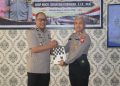 acara ramah tamah yang berlangsung di ruang lobi Mapolresta Palangka Raya.