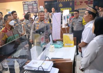 Kedatangan tim disambut langsung oleh Kapolres Katingan AKBP Dodik Hartono, S.H., S.I.K., M.H., beserta jajaran di lingkungan Polres Katingan. Selasa (06/10/2026) Siang.