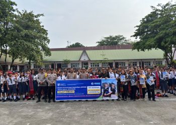 Sosialisasi Sistem Penerimaan Murid Baru (SPMB) SMA Kemala Taruna Bhayangkara Tahun Ajaran 2027/2028 ini dilaksanakan Bagian Sumber Daya Manusia (Bag SDM) Polres Samosir.
