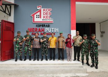 Kegiatan Kerja Sama Materiil dan Teritorial (Kermater) yang dilaksanakan di PT Indonesia Asahan Aluminium (PT Inalum) serta peninjauan KDKMP di Desa Simodong, Kecamatan Medang Deras, Kabupaten Batu Bara, Kamis (08/10/2026).