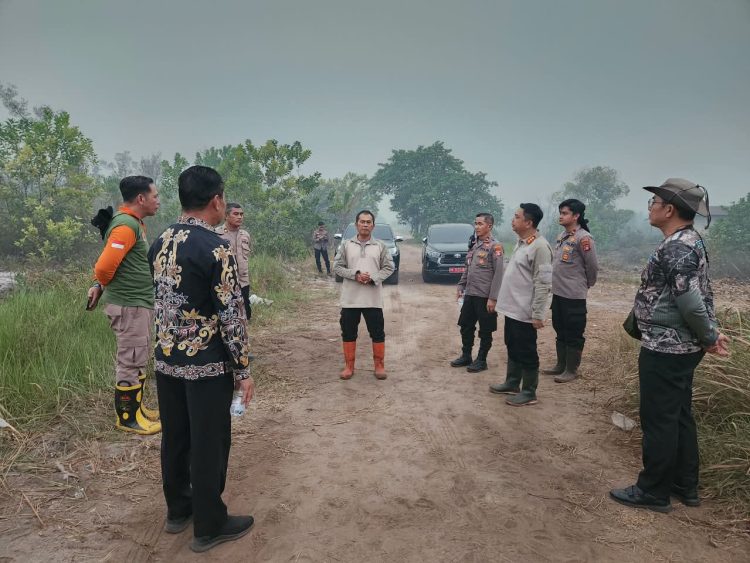 Pengecekan dilakukan bersama Karo Ops Polda Kalimantan Tengah, Kabag Ops, Kabag SDM, Kapolsek Bukit Batu, serta sejumlah pejabat pemerintah daerah dan BPBD Kota Palangka Raya.