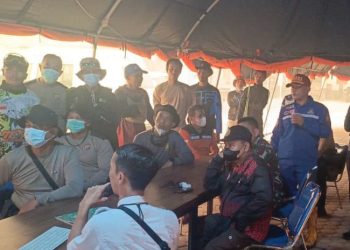 Polresta Palangka Raya mengikuti apel kesiapan dan pembagian tugas Satgas Siaga Darurat Karhutla di Posko BPBD Kota Palangka Raya, Jalan Tjilik Riwut, Kelurahan Bukit Tunggal, Kecamatan Jekan Raya.