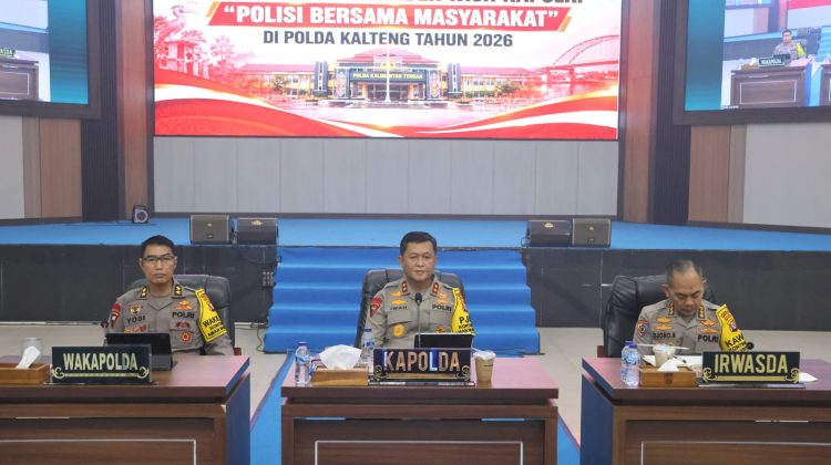 Penyampaian arah kebijakan Kapolri tersebut, disampaikan langsung Kapolda Kalteng saat Anev Penanganan Kebakaran Hutan dan Lahan,