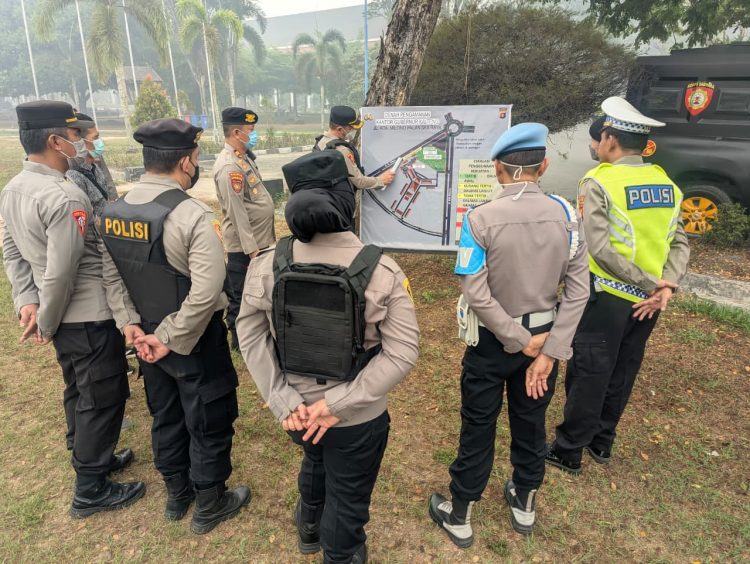 TWG digelar di Kantor Gubernur Kalteng, Jalan G. Obos, Kota Palangka Raya, Kalimantan Tengah, yang dipimpin oleh Kabagops, Kompol Henry, S.E. selaku koordinator tugas pam, Kamis (15/10/2026) pagi.