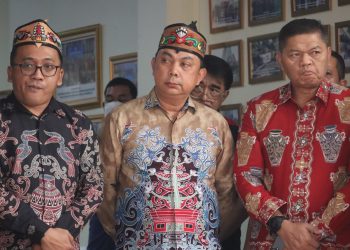 Kapolresta Palangka Raya Kombes Pol Andiyatna, S.I.K., M.H. menghadiri kegiatan silaturahmi dan perpisahan Forum Kebangsaan yang melibatkan organisasi kemasyarakatan, paguyuban, dan kerukunan se-Kalimantan Tengah