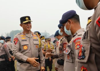 Polda Kalimantan Tengah (Kalteng) menggelar apel penyambutan personel Bawah Kendali Operasi (BKO), terdiri dari 10 personel Pusdokkes Polri dan 200 Brimob dari Polda NTB