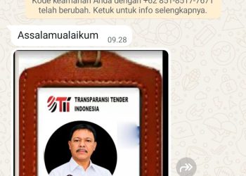 sedikitnya lima orang telah menghubunginya untuk meminta konfirmasi mengenai nomor 085185177071, yang disebut digunakan oleh pihak yang mengaku sebagai dirinya.