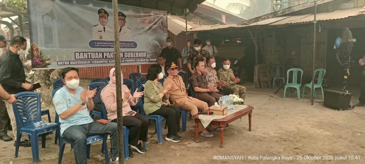 Kegiatan berlangsung di Jalan Bangaris 9, RT 4 RW 3, dengan dihadiri Gubernur Kalimantan Tengah bersama jajaran pemerintah daerah dan unsur terkait.