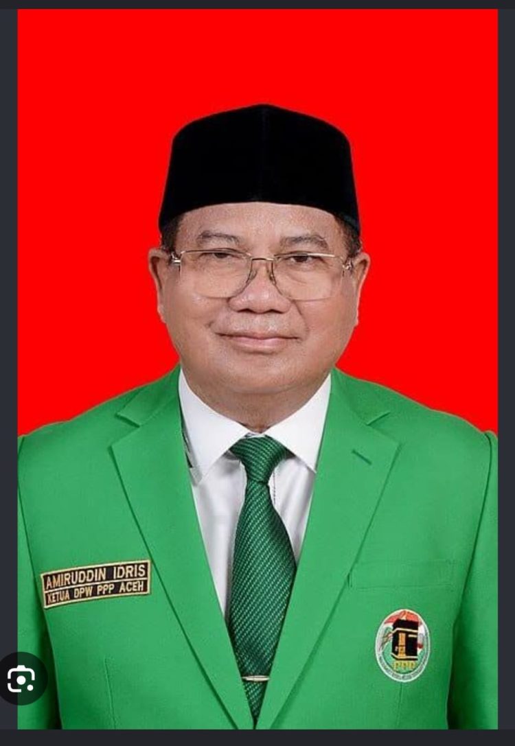 Ketua DPW PPP Provinsi Aceh, Dr. H. Amiruddin Idris, S.E., M.Si.