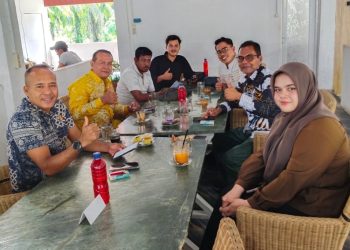 Kasat Reskrim Polres Nagan Raya, AKP Muhammad Rizal, menggelar silaturahmi bersama pengurus dan anggota Aliansi Wartawan Nagan Raya (AWAN) berlangsung di MJD Kupi, Desa Cot Kuta, Kecamatan Suka Makmue, Kabupaten Nagan Raya, pada Jumat (9/10/2026).
