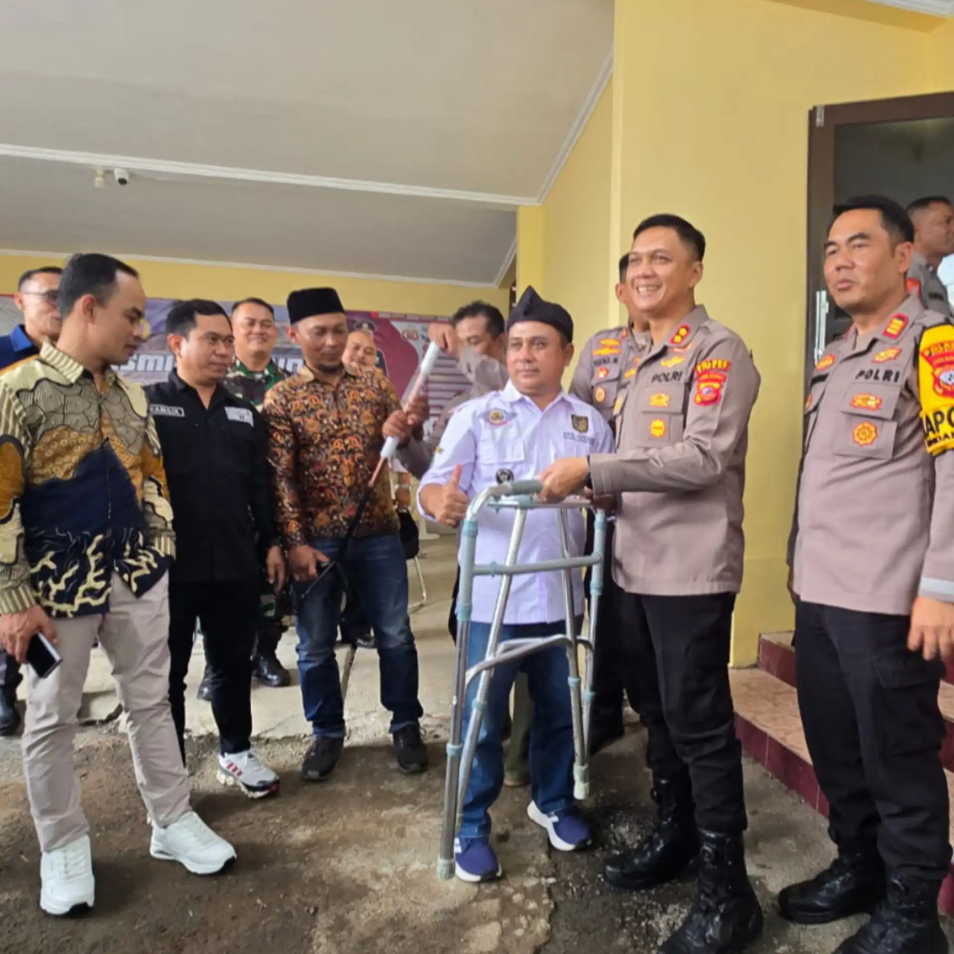 Kapolres Cimahi Resmikan Gedung Reskrim dan SIUM Polsek Sindangkerta, Wakil Ketua DPRD Asep Dedi Turut Hadir