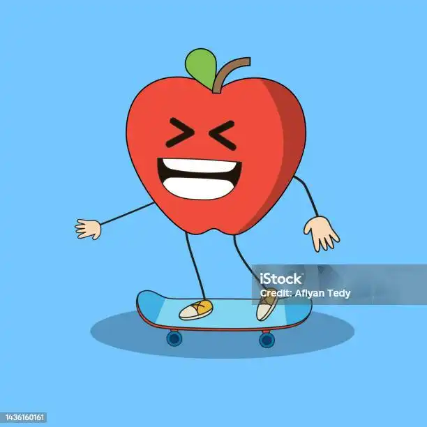 Apel dan Skateboard: Dua Hal yang Nggak Nyambung Tapi Nyambung