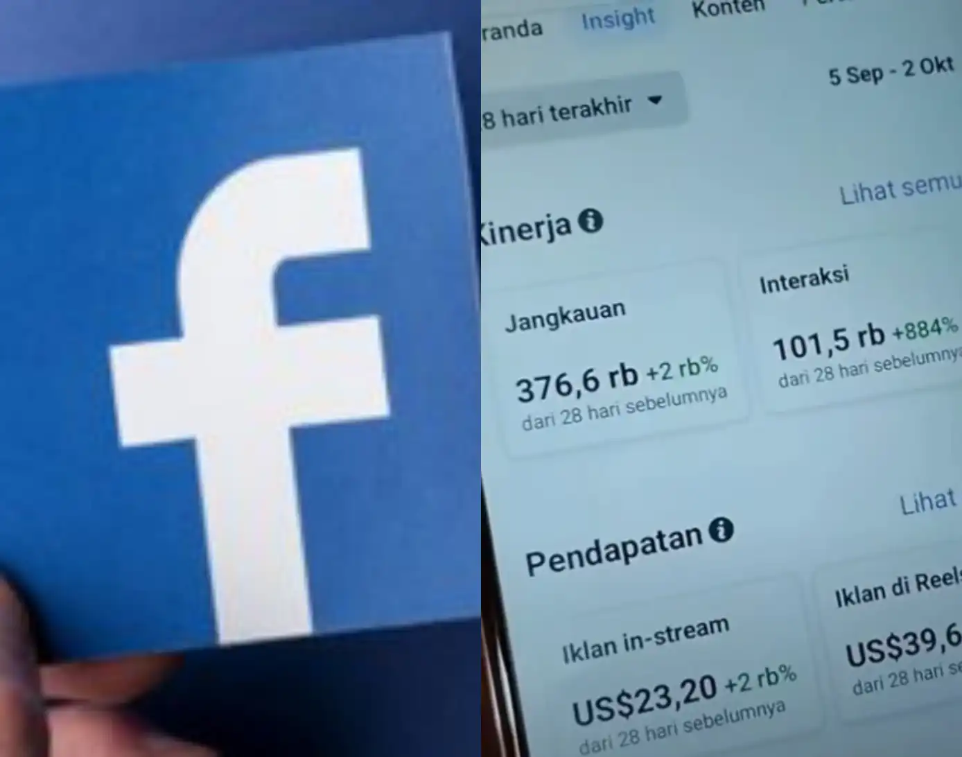 Peluang Emas! Duit Melimpah dari Facebookmu