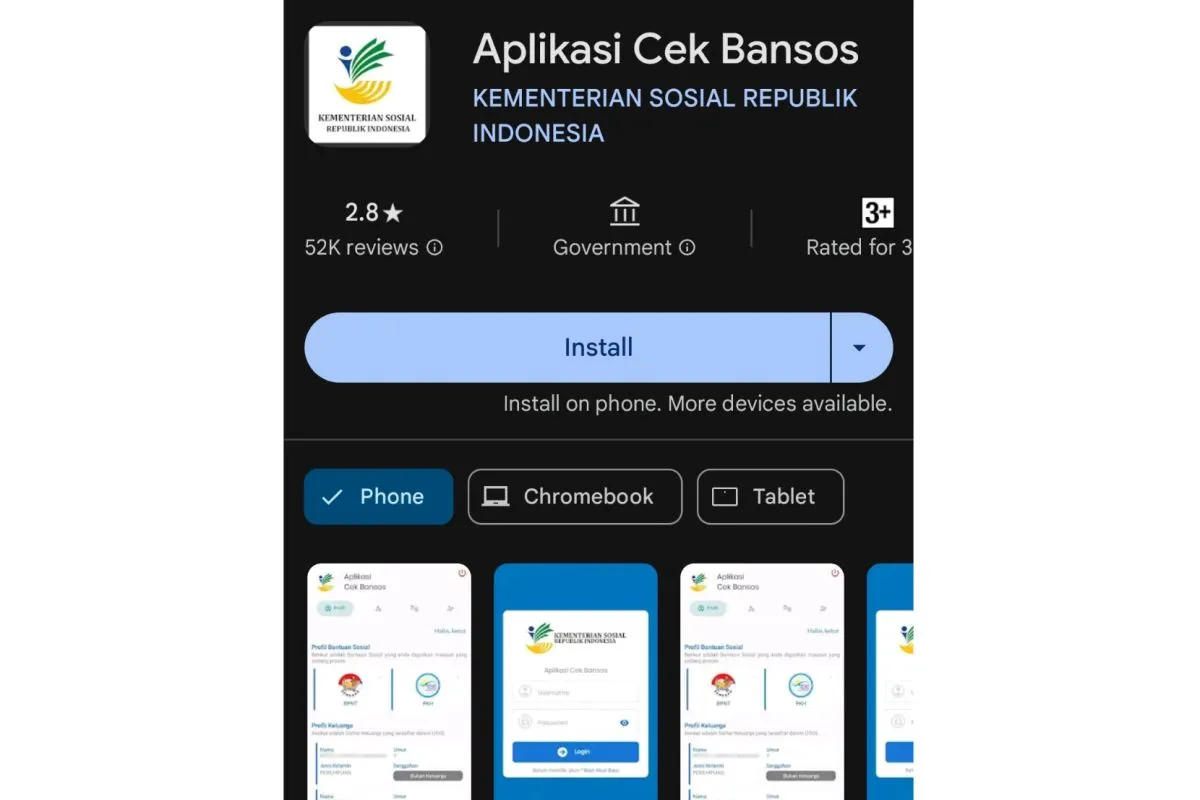 Buka cekbansos.kemensos.go.id, Ini Cara Cek Penerima PKH Secara Online