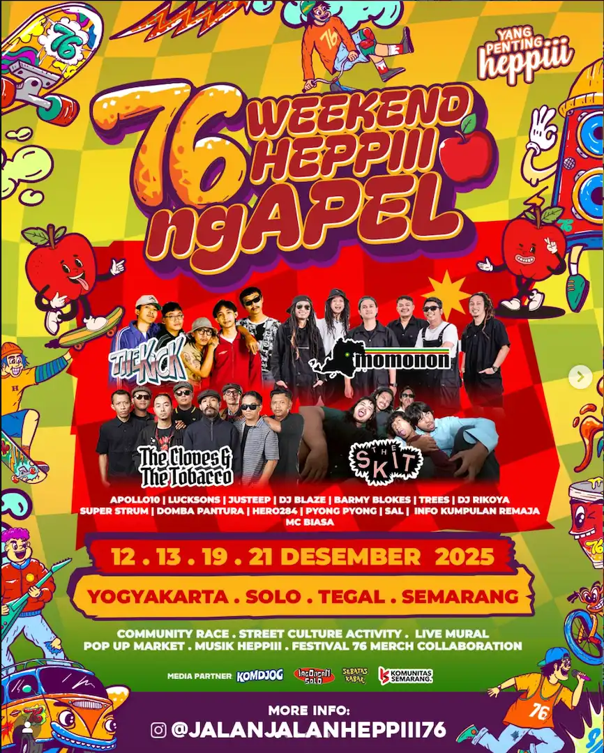 Akhir Tahun Mumet? Minggir Dulu, 76 Weekend Heppiii NGAPEL Mau Lewat!