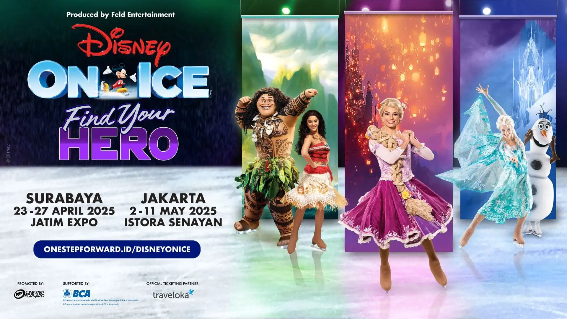 Disney On Ice Jakarta 2025: "Find Your Hero" Memukau Istora Senayan dengan Keajaiban Es dan Kisah Heroik Disney
