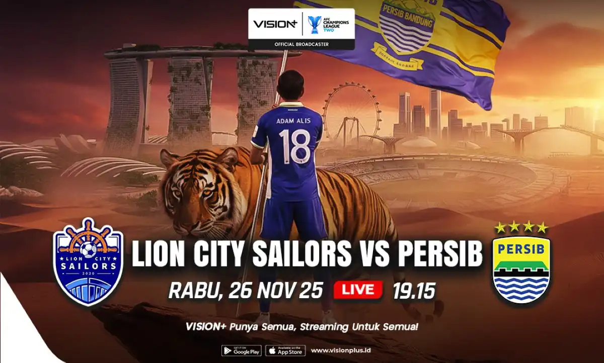 Link Live Streaming Persib vs Lion City Sailors: Duel Panas Penentu Nasib di ACL 2