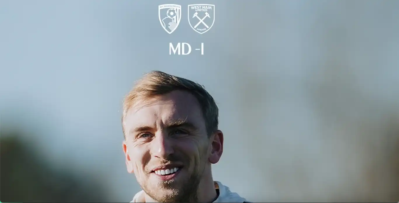 Prediksi Bournemouth vs West Ham 22 November 2025: Duel Sengit Papan Tengah, Skor, H2H, dan Susunan Pemain