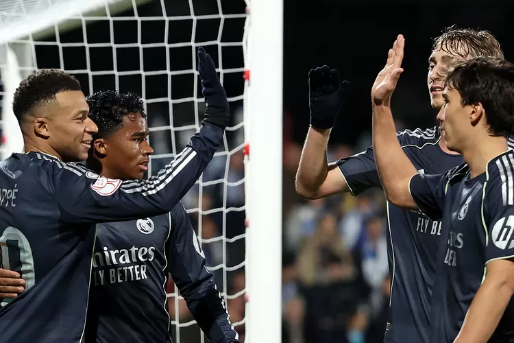 Laga Dramatis! Real Madrid Kalahkan Talavera 3-2 dan Lolos 16 Besar