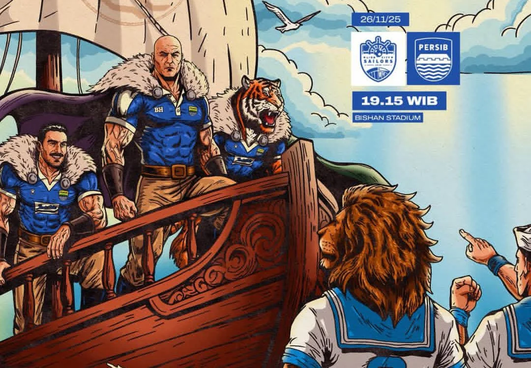 Jadwal Pertandingan Lion City Sailors vs Persib Bandung: Penentuan Lolos ke Babak 16 Besar ACL Two