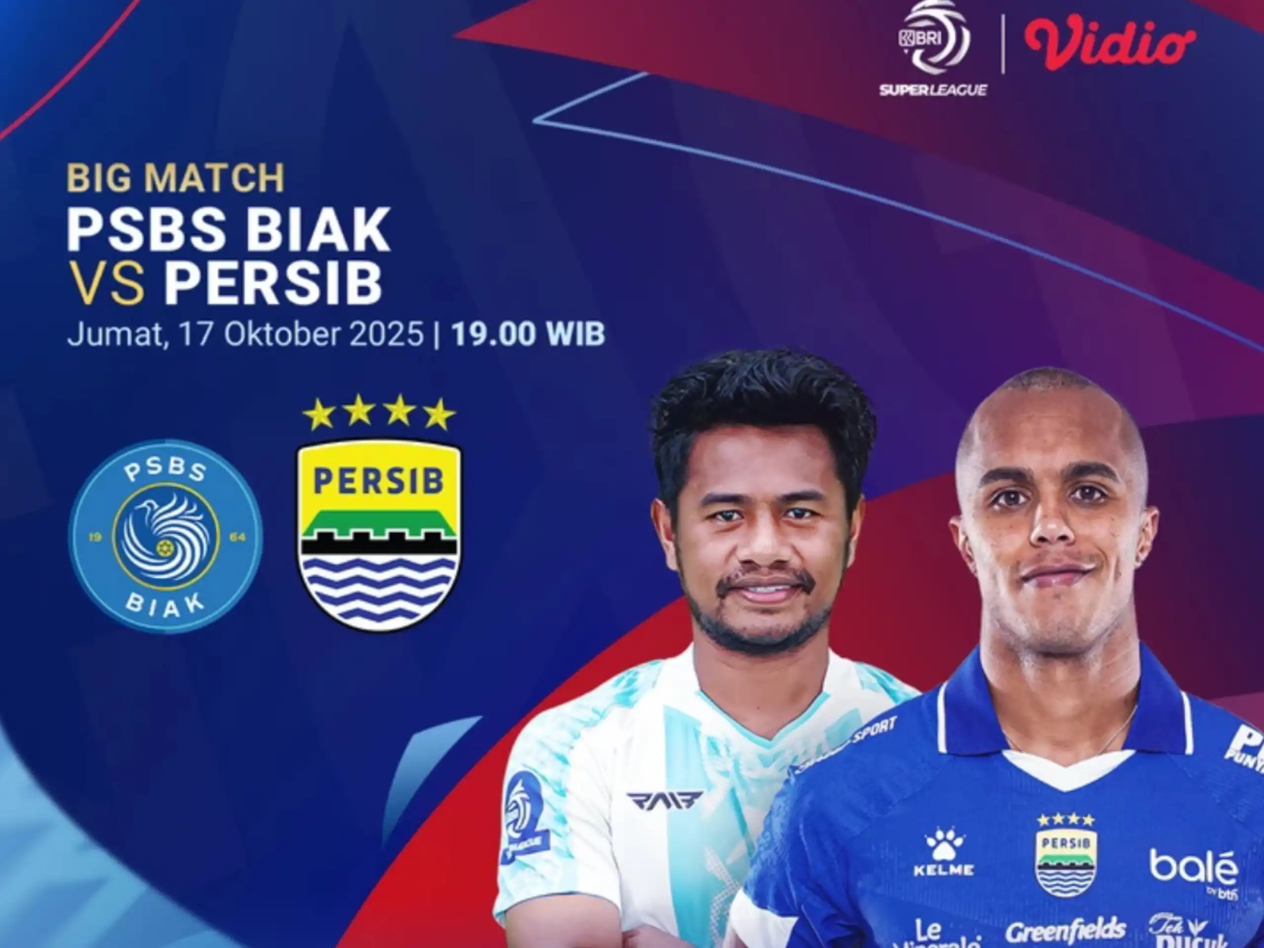 Live Streaming PSBS Biak vs Persib Bandung Malam Ini